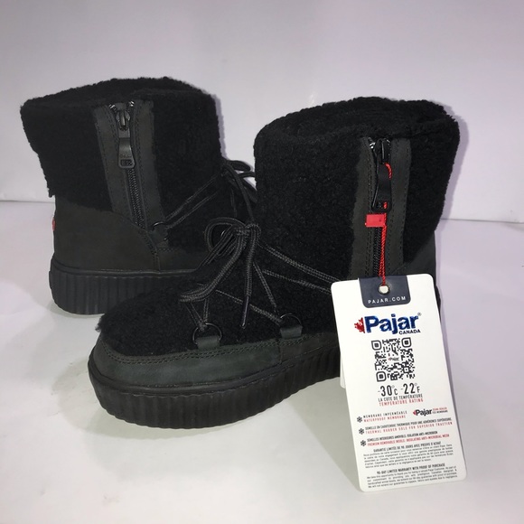 Like New Pajar Canada Ceria Boot Black Color Size/6.5 - Picture 12 of 13